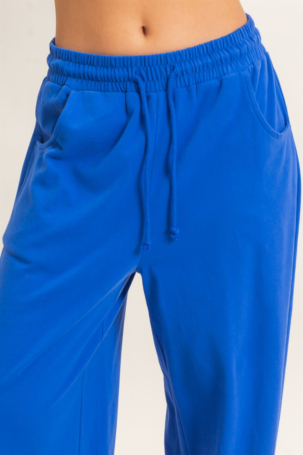 Washed Barrel Sweatpants Cobalt