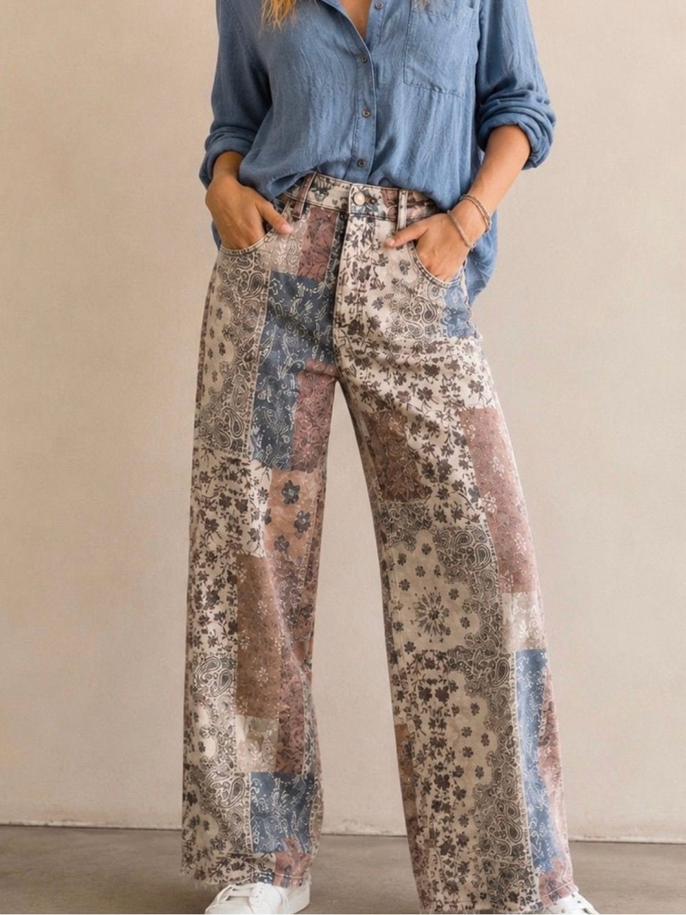 RISEN Earthbound Patchwork Jeans